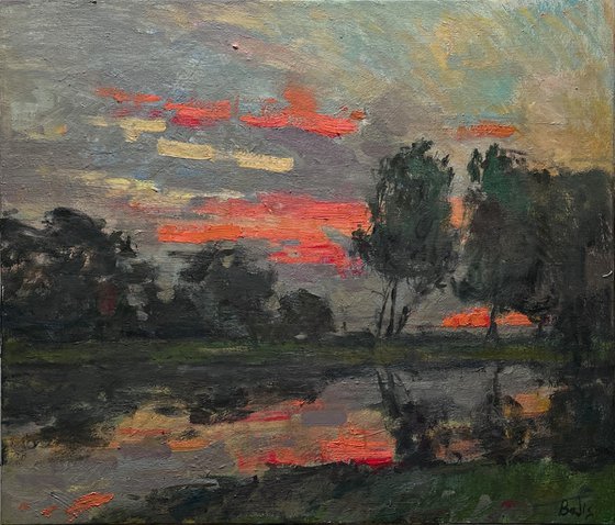 Fiery evening