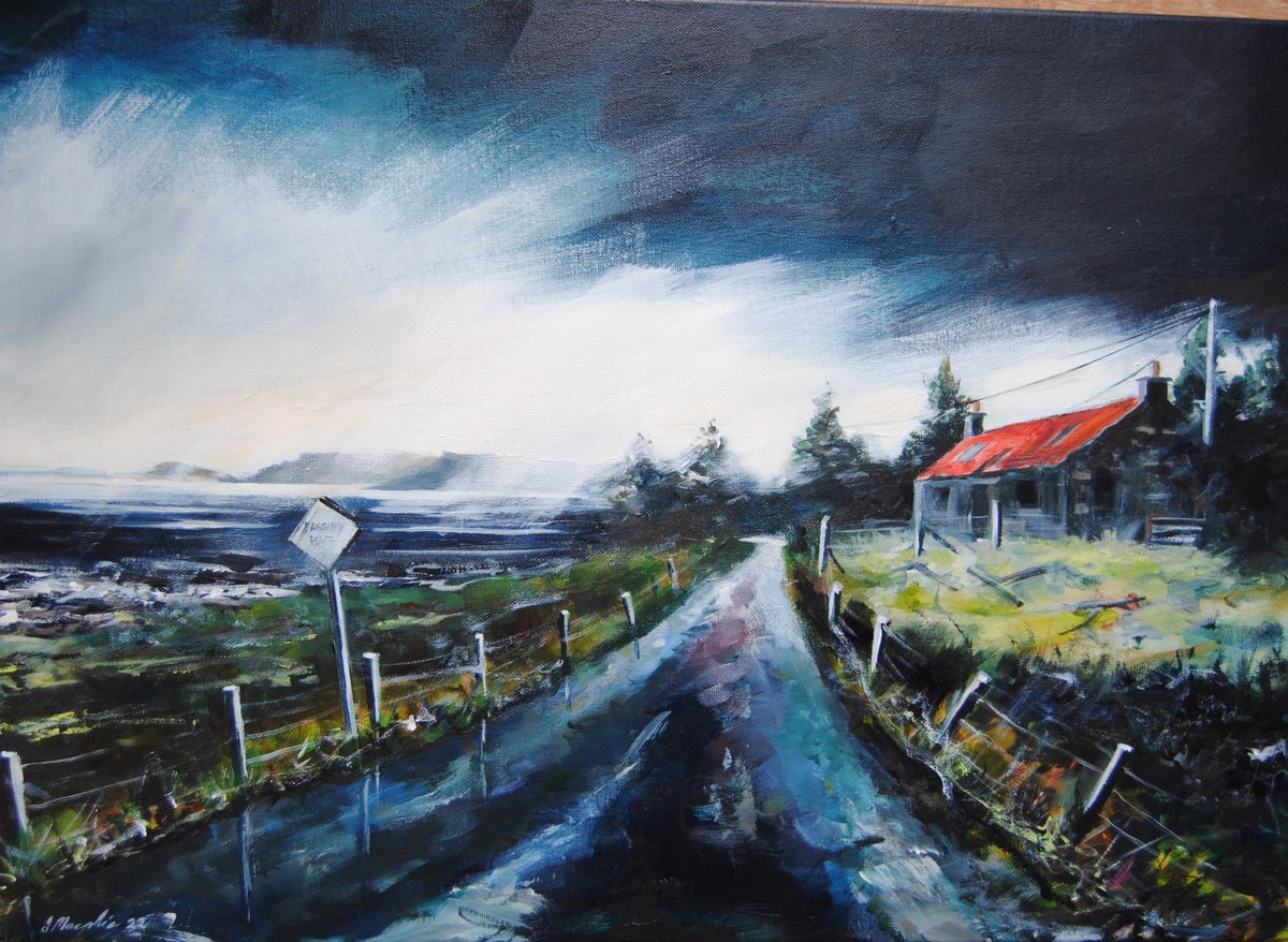  Heading Through Geary By Ian Macphie, 28 X 20, Artwork For Sale On Artfinder