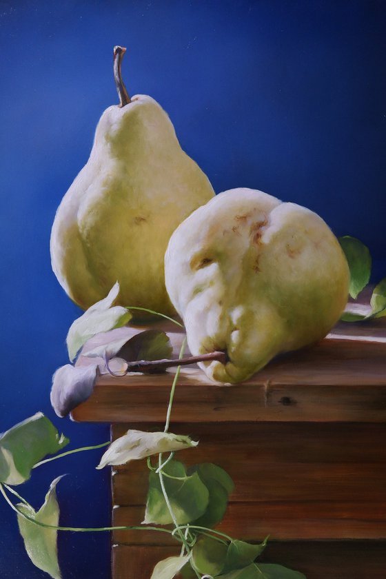 "Still life with pears"
