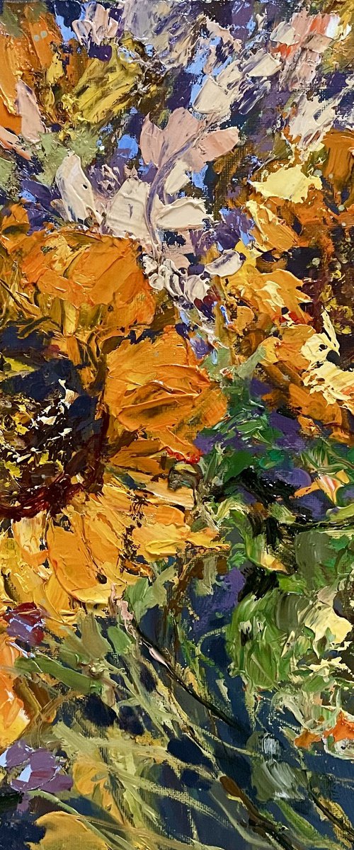 Golden Bloom Energy by Ewa Czarniecka