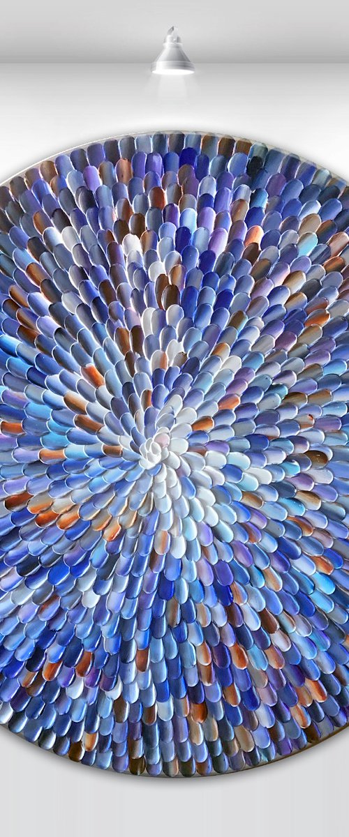 'Nix regina orbis IV' - 36x36” by Tatiana Georgieva