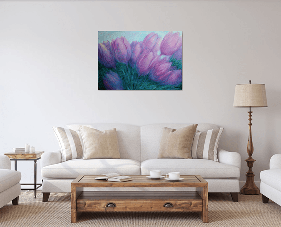 Violet Tulips