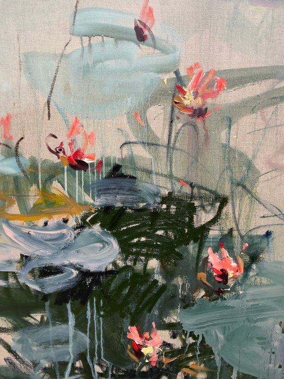 Water lilies.