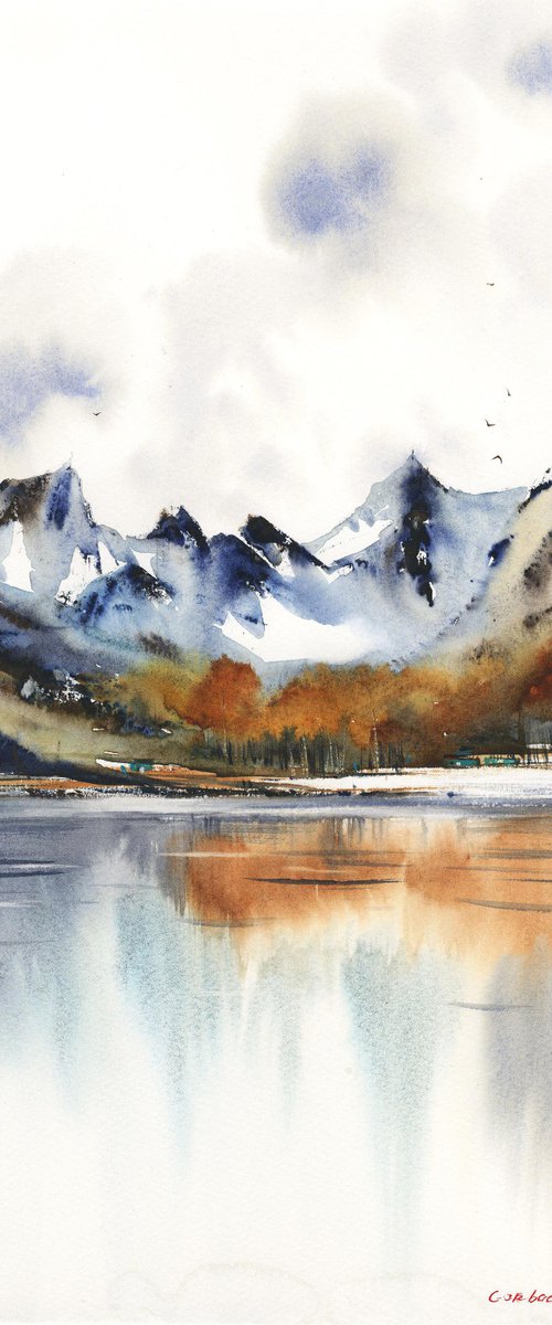 Mountain Lake #15 by Eugenia Gorbacheva