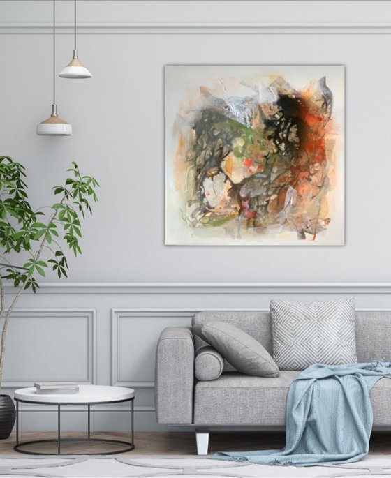 The evidence of autumn Acrylic painting by Roberta Cervelli | Artfinder