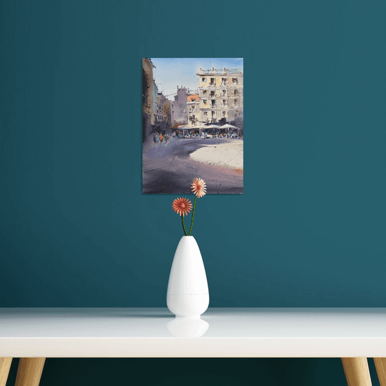 Valencia Sunlit Square