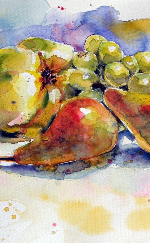 Still life with fruits by Kovács Anna Brigitta