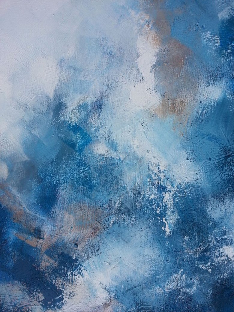 Dreamer Textured Acrylic Painting Acrylic Painting By Burcu Akarcay 4c51dc853352453dacb05fceec84ccb5