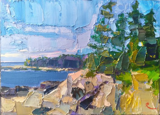 S N . WIND. PINES. ROCKS.