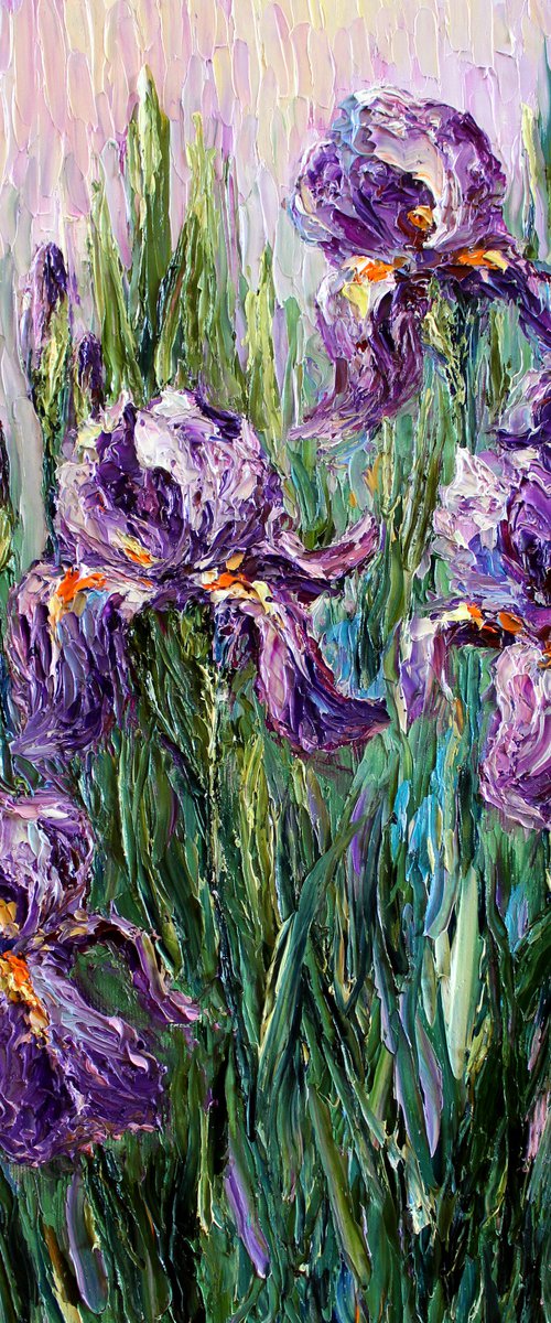 Just Irises by Haykuhi Khachatryan