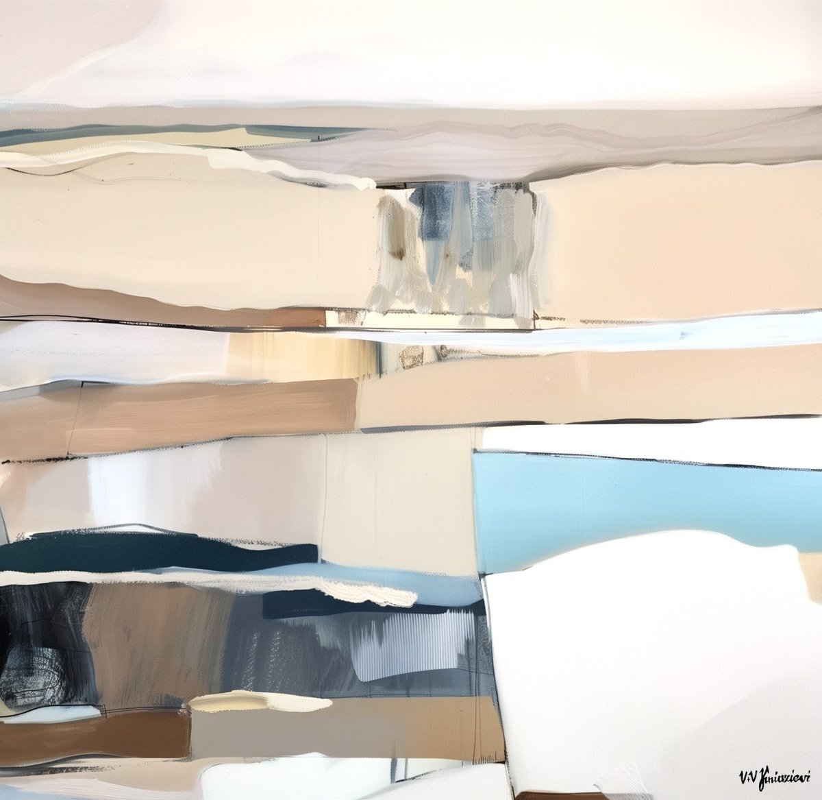  Sand, Light And Sky #4 By V+V Kniazievi, 59 X 59, Artwork For Sale On Artfinder