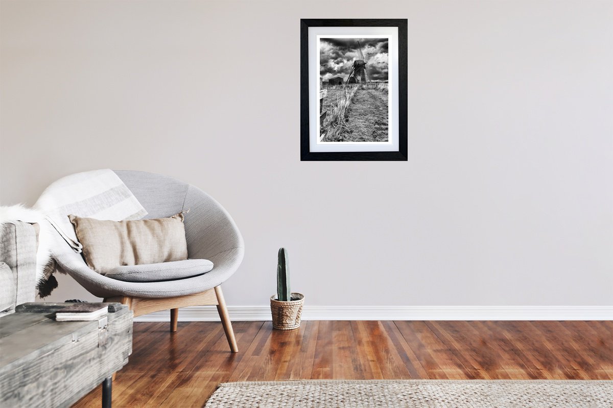 Herringfleet Windmill FRAMED by Michael McHugh