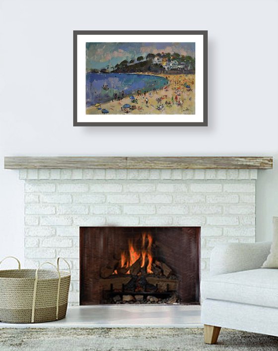 The Beach at Llafranc.