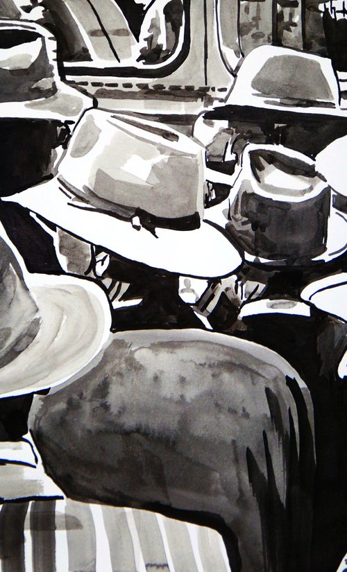 Travelers / 50 x 35 cm by Alexandra Djokic