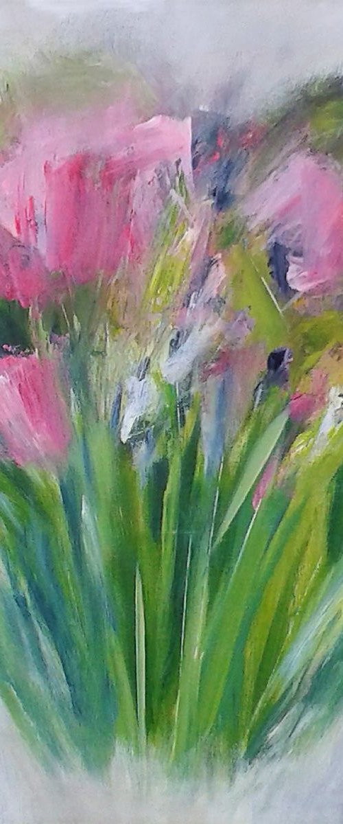 Pink Roses III by Jan Rippingham