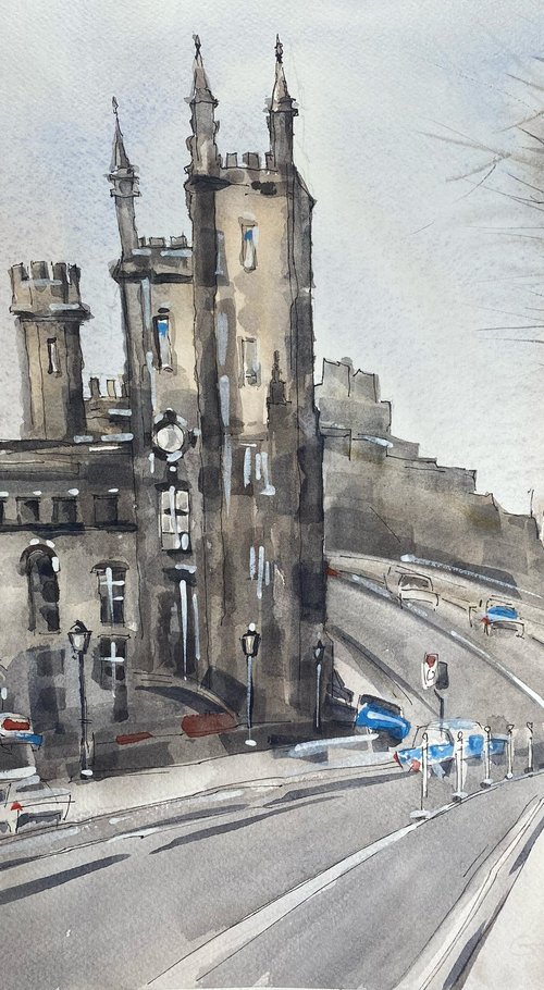 Along the grey street by Galina Poloz