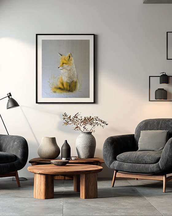 Golden Slumber – Silk Painting