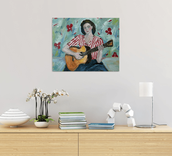 Woman with a Guitar