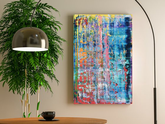 60x40 cm Abstract art Abstract landscape painting