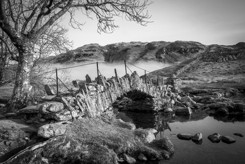 Slaters Bridge - Little Langdale Lake District ( Large Print ) by Stephen Hodgetts Photography