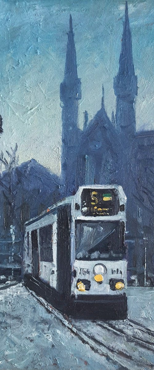 Amsterdam tram n.5 by Roberto Ponte