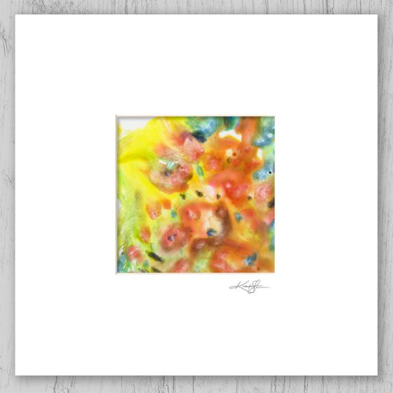 Encaustic Floral 39