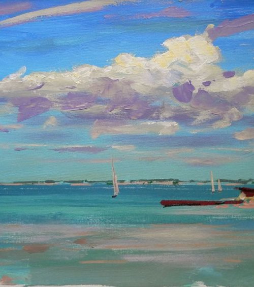 on the sea by Sergey  Kachin
