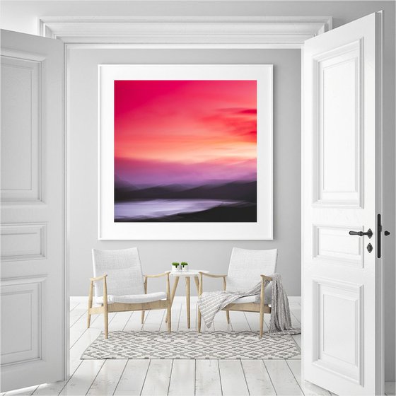 Summer Skies, Isle of Skye - Extra large abstract canvas