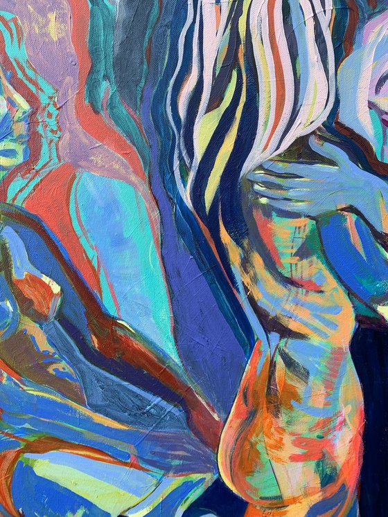 Time-lapsed Abstract Nudes
