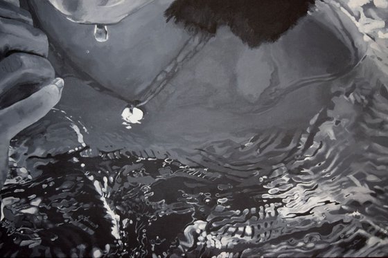 Drenched - Swimming painting