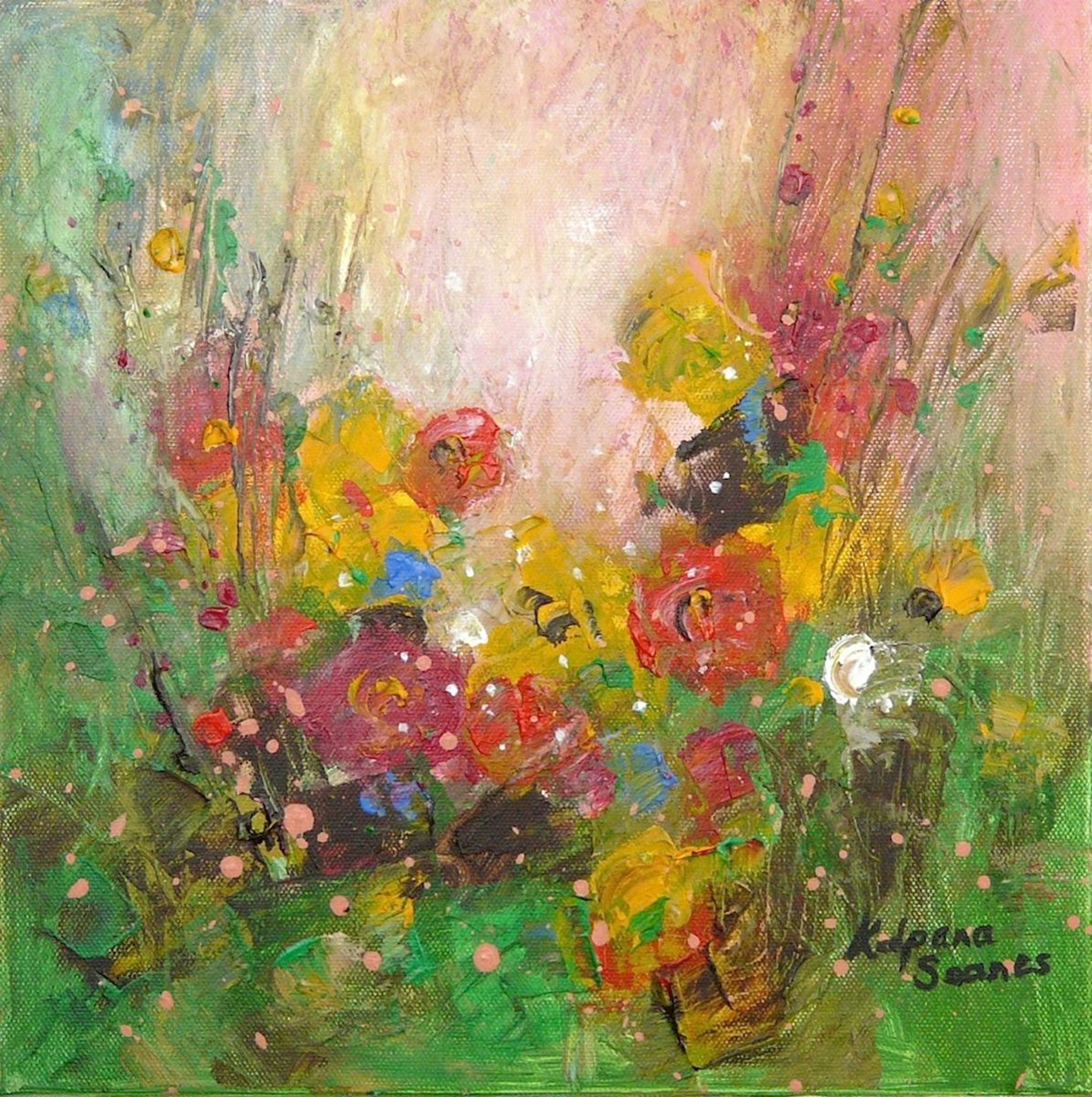 Autumn Flowers By Kalpana Soanes Artfinder