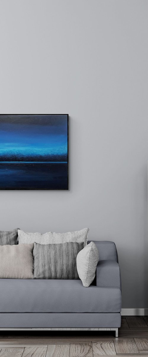 Ocean Water deep blue #2 by Nataliia Krykun