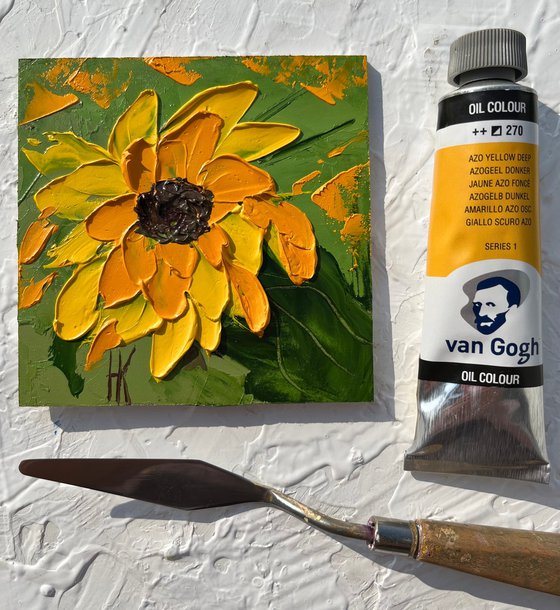 Sunflower painting