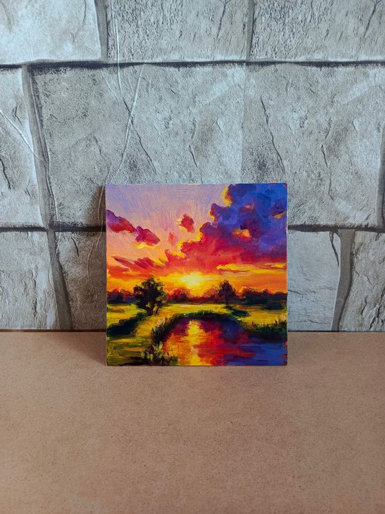 Colorful sunset