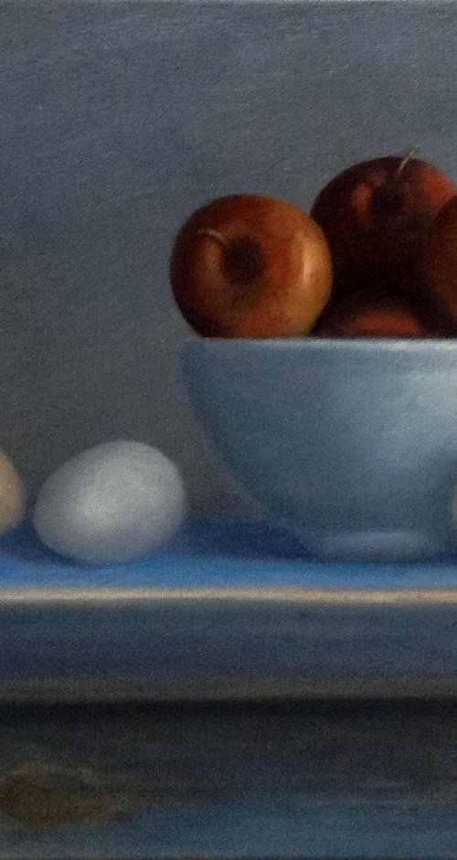 Apples And Eggs by Tatiana Roulin