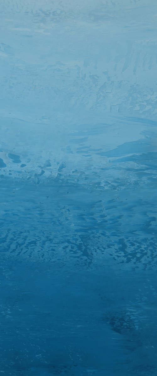 Soft Blues - Color Field by Suzanne Vaughan