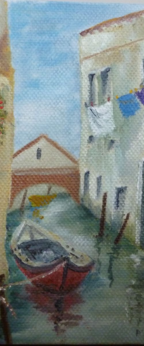 Tranquil Canal, Venice by Maddalena Pacini