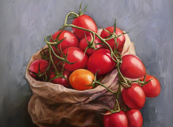"Still life with tomatoes"