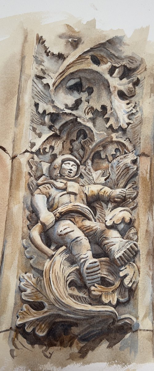 The astronaut by Krystyna Szczepanowski