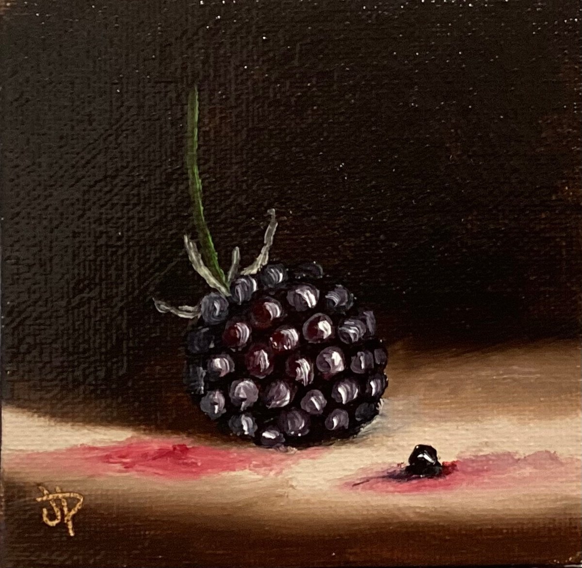 Little Blackberry still life by Jane Palmer Art