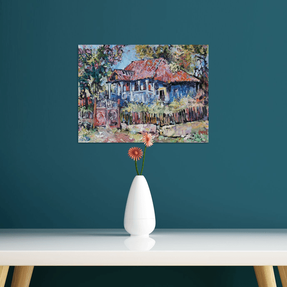 A Village House and Spring