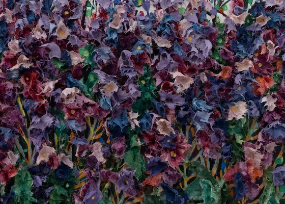 Plum Blossom Mixed Media