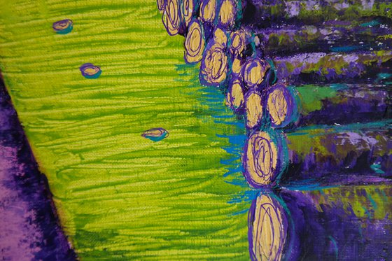 The woods  (Hockney inspired)-  Fields and Colors Series