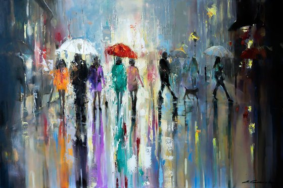 'Rainy Evening in London'