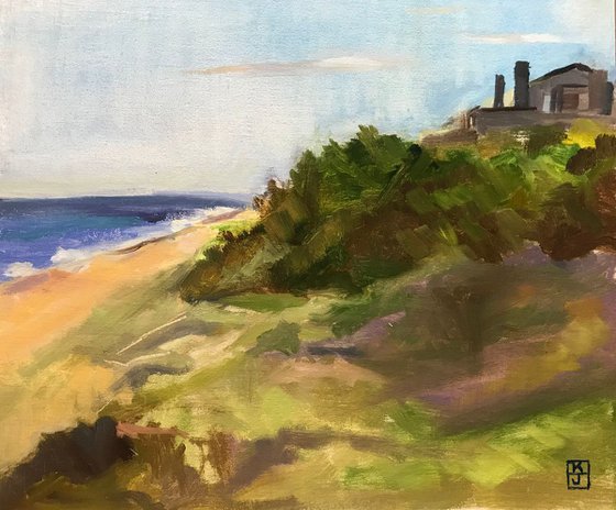 Montauk Bluffs - Plein Air Sketch