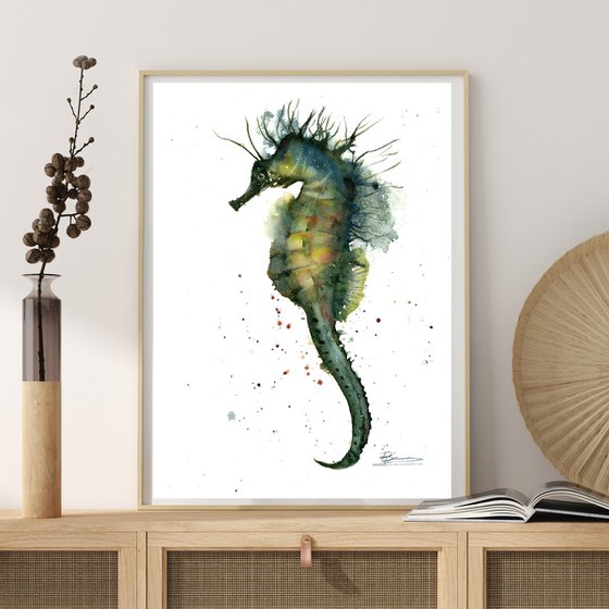 Green Seahorse