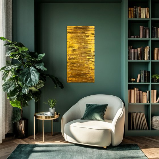 Golden Fire 50x100x2 cm