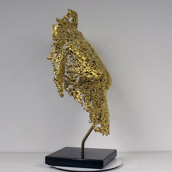 Belisama Golden Dawn - Gold bronze lace body woman
