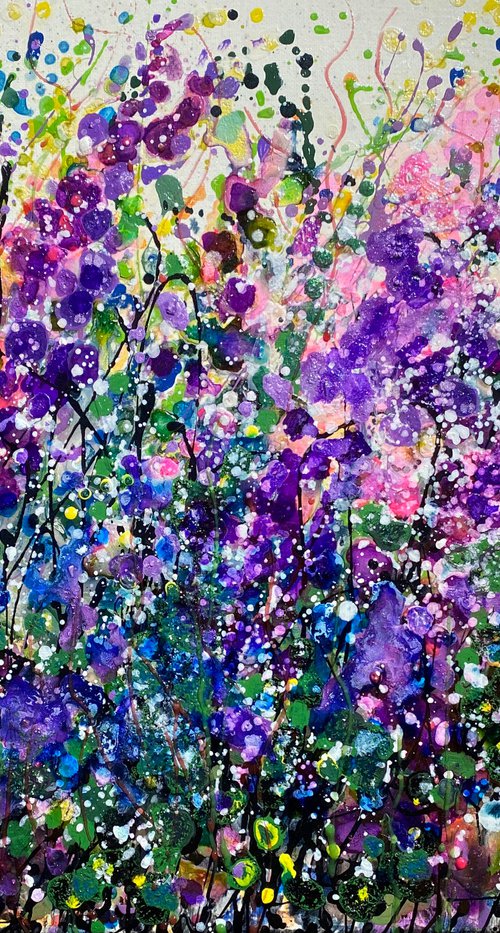 Born to Be Purple by Lena Owens at OLena Art