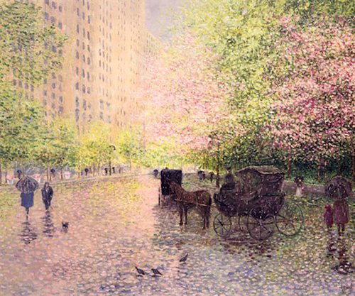 Spring Rain - NYC by Patrick Antonelle
